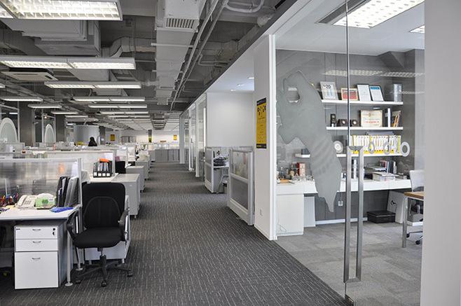 写字楼装修示意图